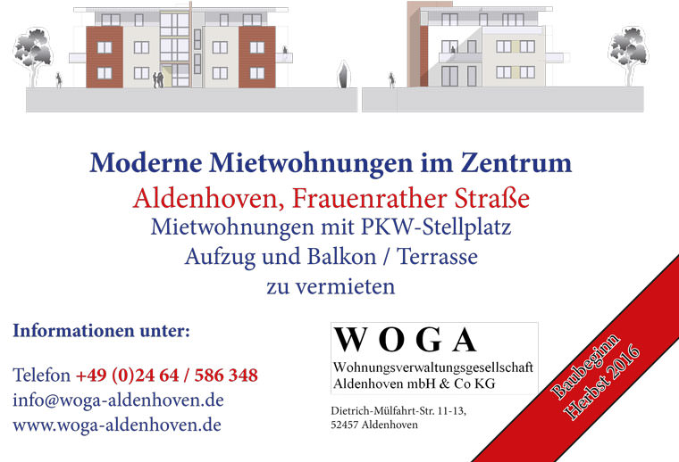 WOGA-Aldenhoven: Projekt Frauenrather Strasse